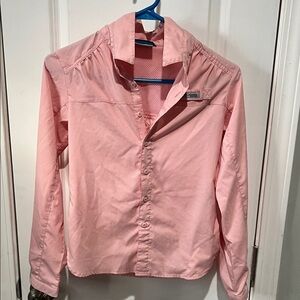 Columbia Light Pink Button-Up Shirt